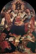 Luca Signorelli The Trinity, the Virgin and Two Saints oil painting artist